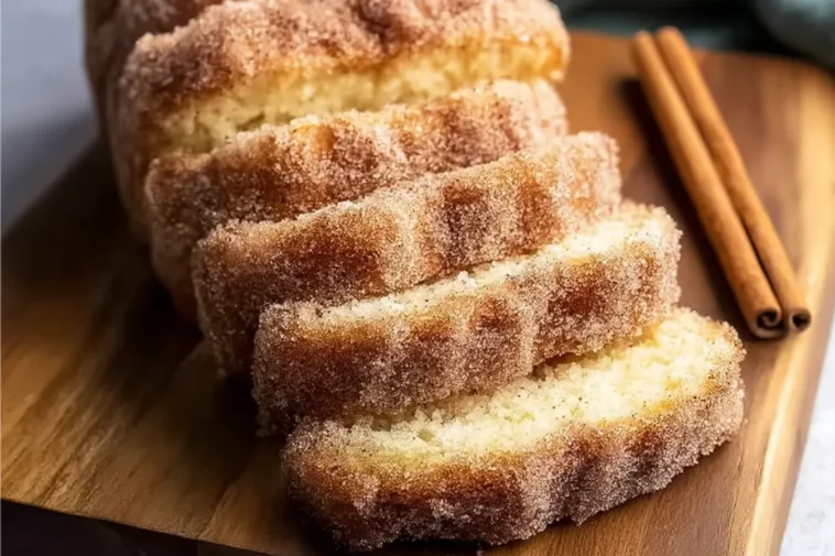 Delicious Cinnamon Sugar Donut Bread Freshly Baked