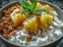 Cottage Cheese Pineapple Granola Bowl