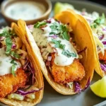 Crispy Baja Fish Tacos: Best Ever! Tasty & Delicious Crunch 5 Crispy Baja Fish Tacos Ready to Enjoy