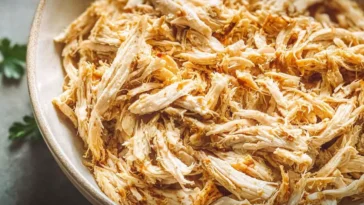 Crockpot Shredded Chicken Ready to Serve