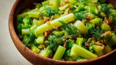 Crunchy Celery Salad Bowl