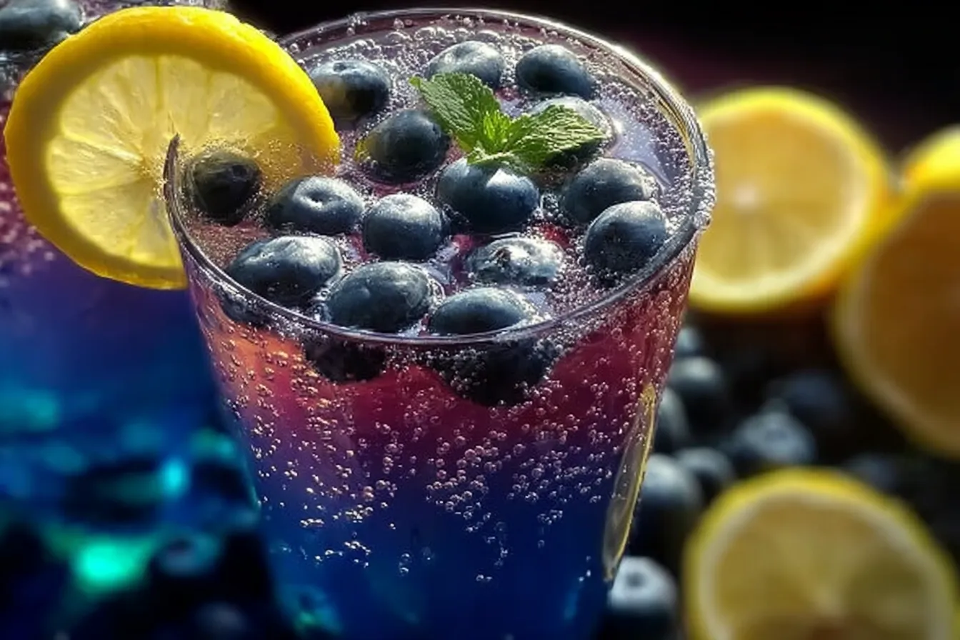 Delicious Blueberry Lemonade Fizz Recipe