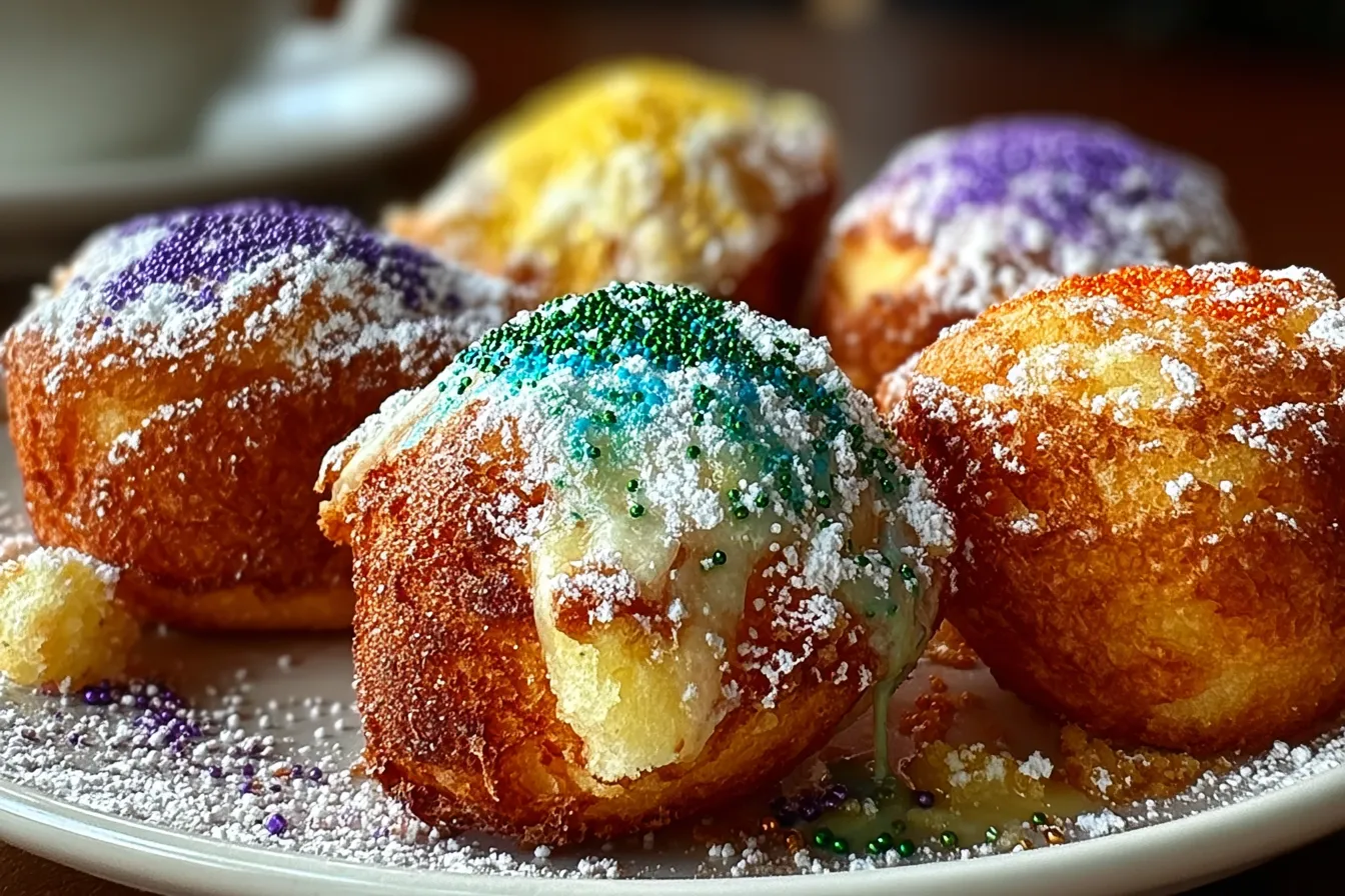 Delicious King Cake Bites to Brighten Your Carnival Festivities