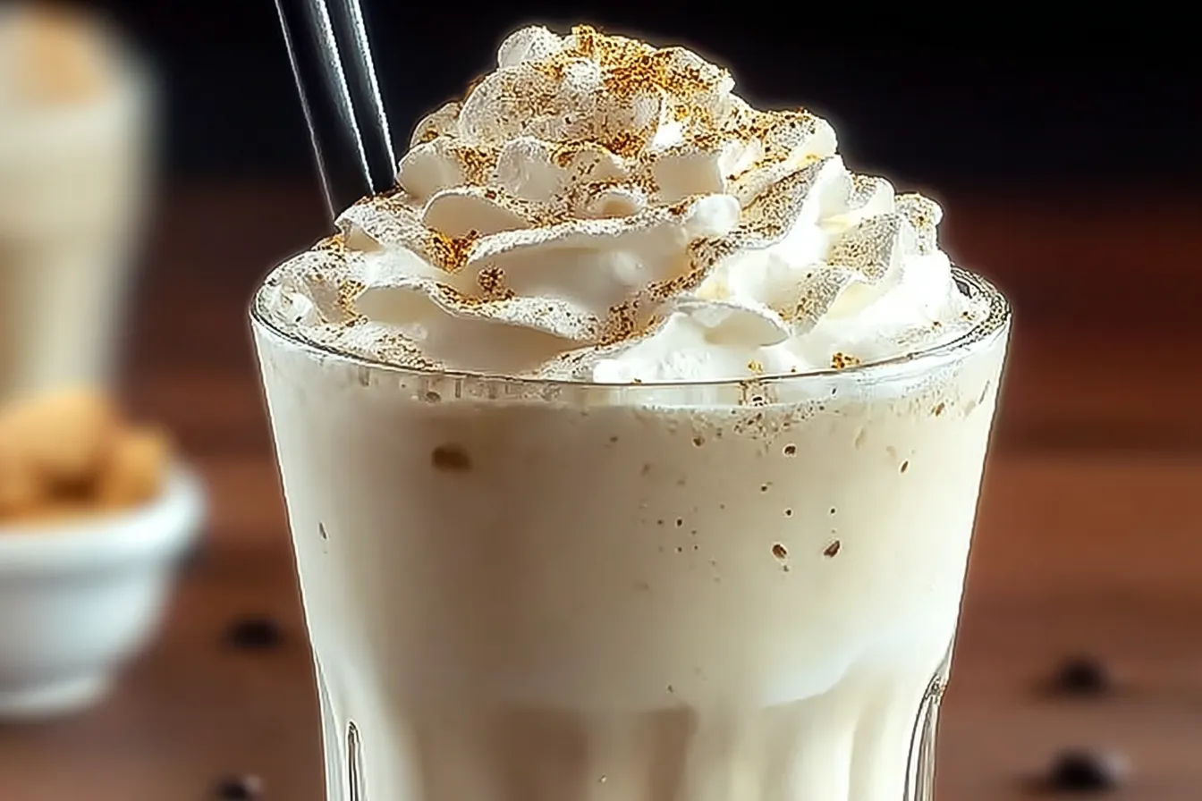 Homemade Vanilla Bean Frappuccino