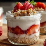 Delightful Strawberry Cheesecake Overnight Oats Ready to Enjoy