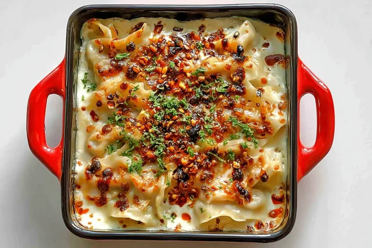 Dumpling Lasagna (Viral TikTok Dumpling Lasagna) – Must Try! 3 Delicious Dumpling Lasagna (Viral TikTok Version)