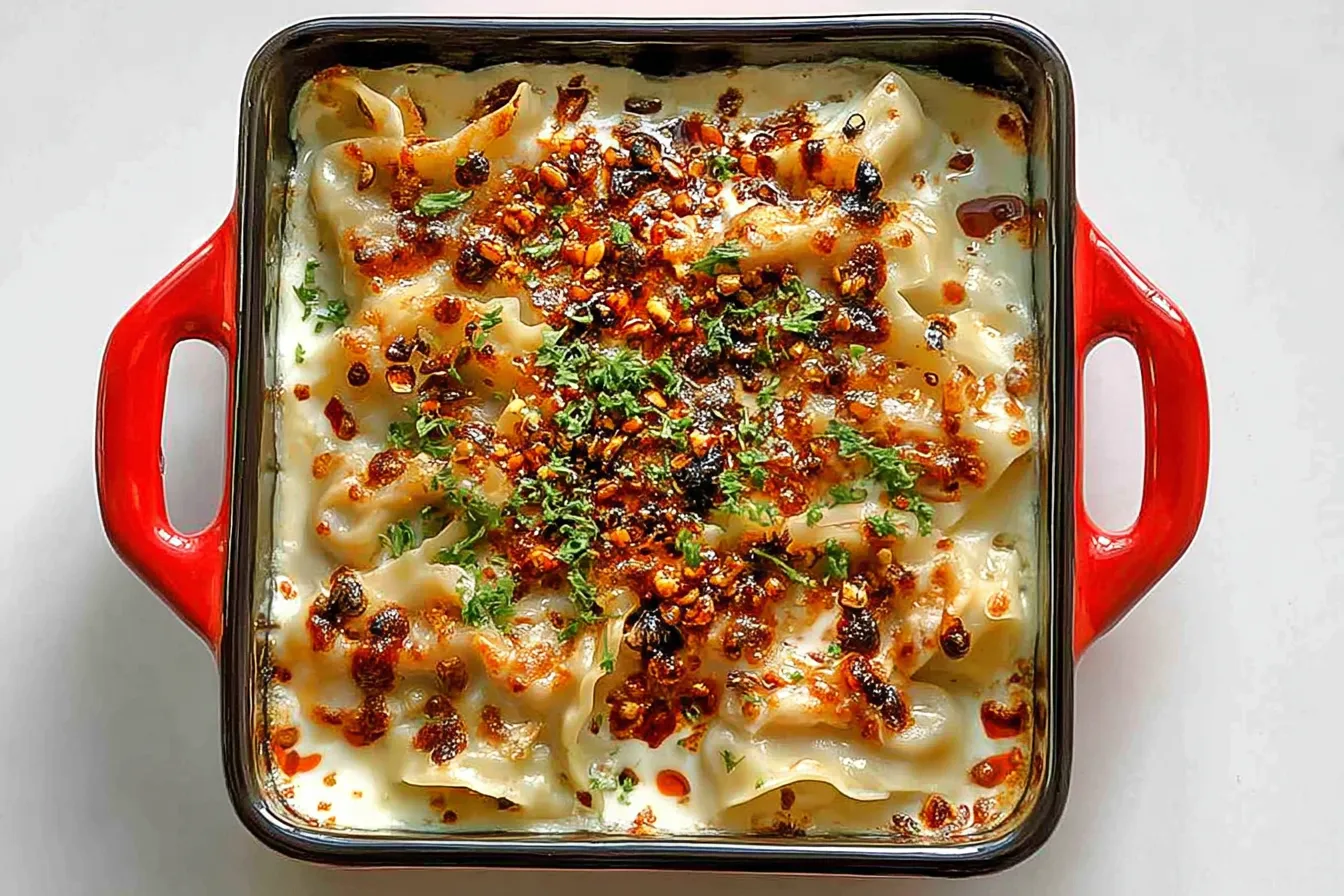 Dumpling Lasagna (Viral TikTok Dumpling Lasagna) – Must Try! 3 Delicious Dumpling Lasagna (Viral TikTok Version)