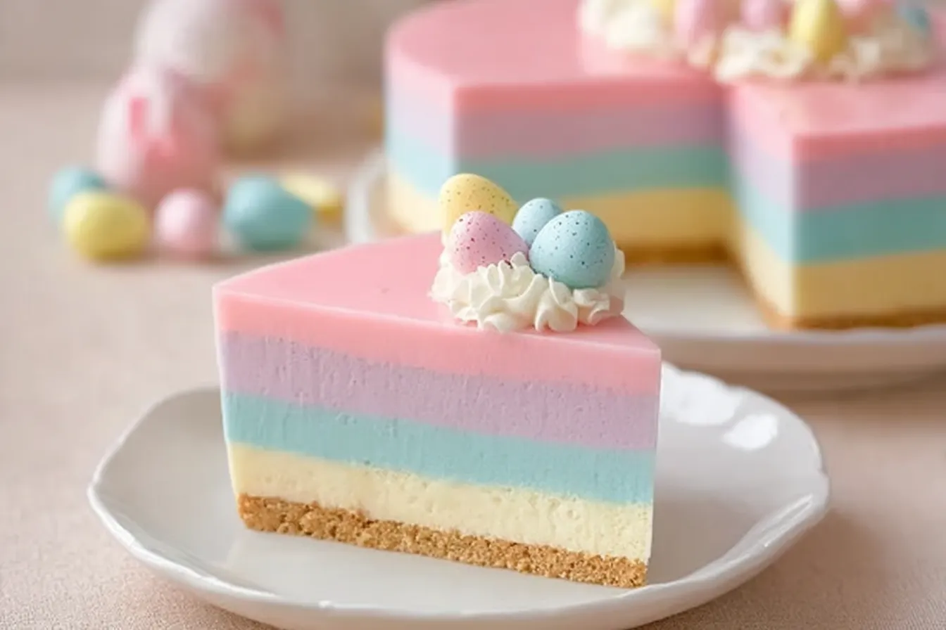 Easter JELLO Cheesecake: A Pastel No Bake Spring Delight 4 Easter JELLO Cheesecake: A Pastel No Bake Spring Dessert