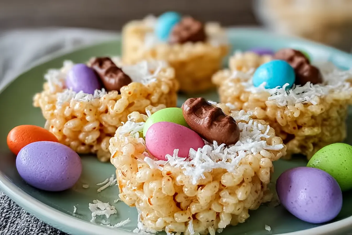 Easter Rice Krispie Nests: Sweet Treats for Spring Celebrations 4 Easter Rice Krispie Nests