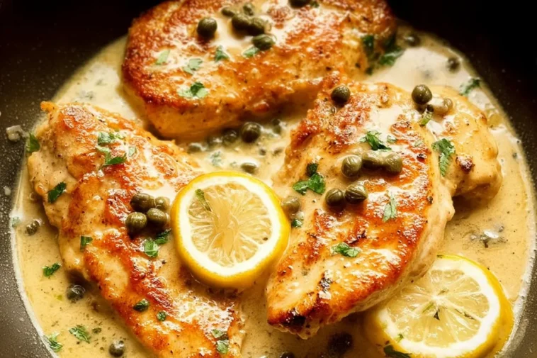Easy Chicken Piccata: Deliciously Simple Recipe for Dinner 3 Easy Chicken Piccata on a Plate Ready to Serve