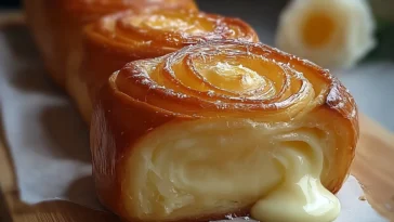 Delicious Easy Custard-Filled Sweet Bread for Cozy Mornings