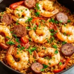 Delicious Easy One Pot Jambalaya with Shrimp and Sausage