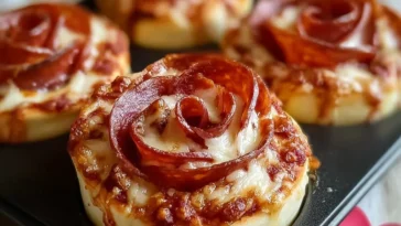 Easy Pizza Roses - Delicious Valentine's Day Treats
