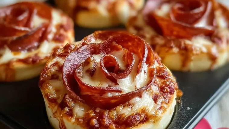 Easy Pizza Roses - Delicious Valentine's Day Treats