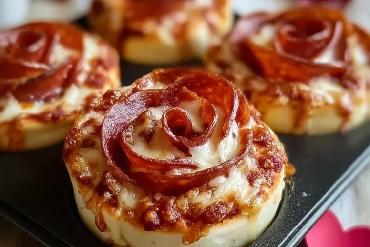 Easy Pizza Roses - Delicious Valentine's Day Treats