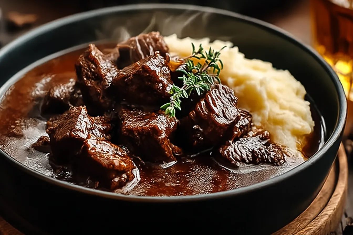 Easy Slow Cooker Beef Manhattan Recipe - Perfect Comfort Food