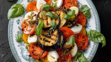 Delicious Eggplant Caprese Dish