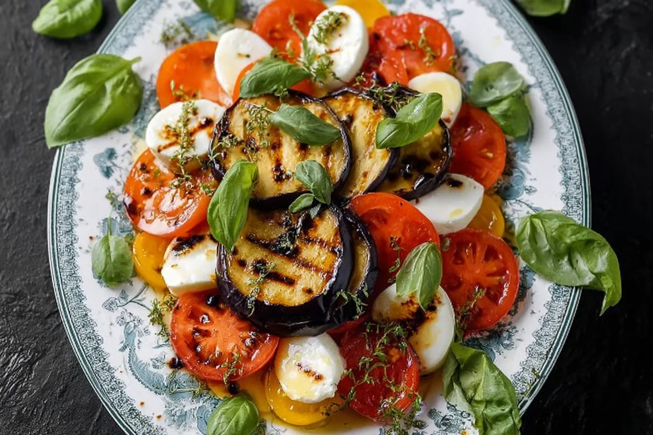 Delicious Eggplant Caprese Dish