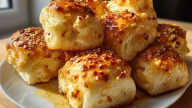 Feta Chili Honey Rolls - Sweet and Spicy Delights