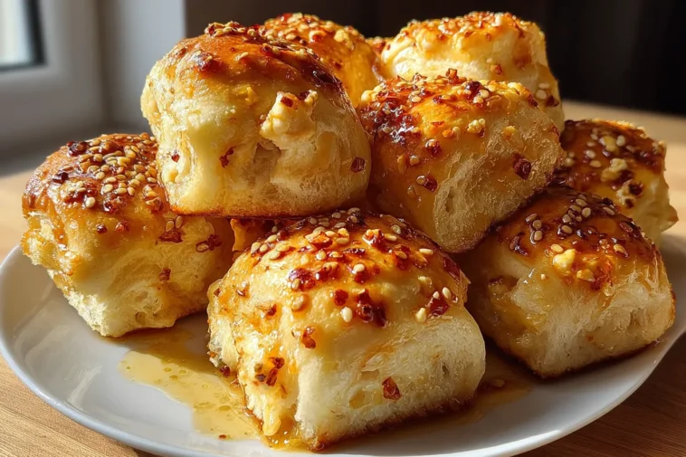 Feta Chili Honey Rolls - Sweet and Spicy Delights