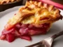 Delicious Fresh Rhubarb Pie Freshly Baked
