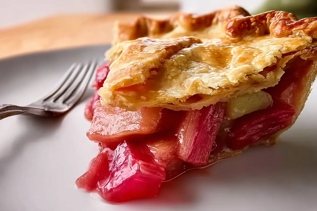 Fresh Rhubarb Pie: A Delightful Spring Dessert to Savor 4 Fresh Rhubarb Pie