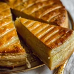 Galette des Rois (French King Cake) Sliced and Served