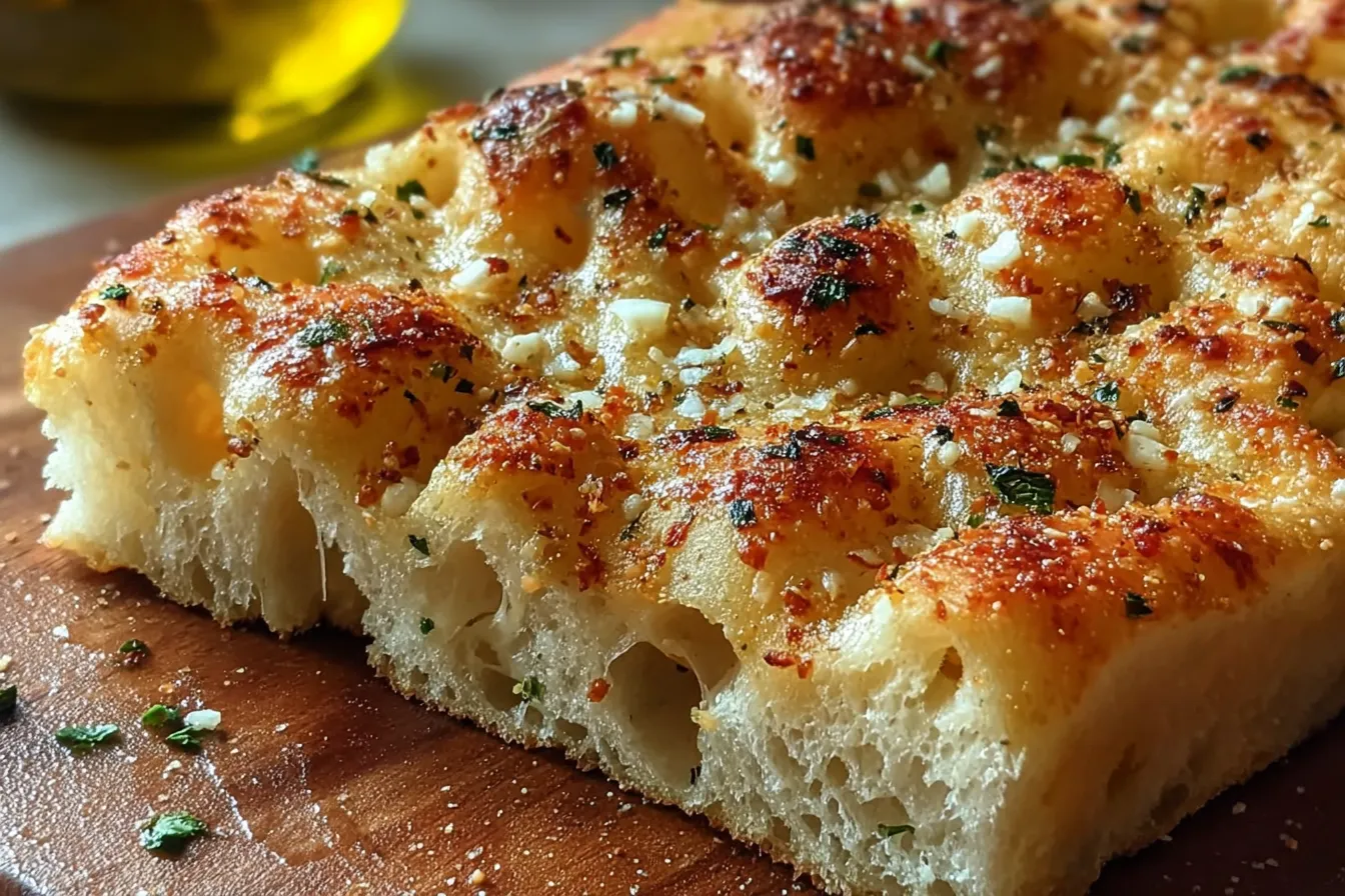 garlic parmesan focaccia bread a savory homemade favorite 2 1