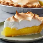 Homemade Grandma's Lemon Meringue Pie Freshly Baked