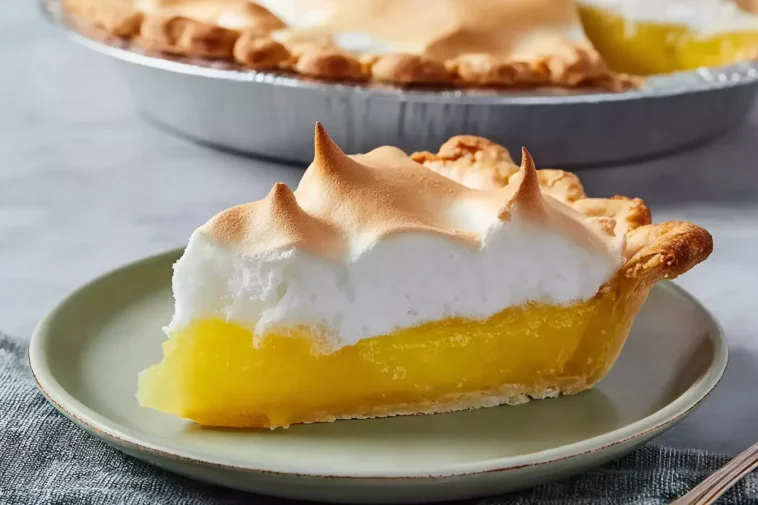 Grandma's Lemon Meringue Pie: A Sweet Family Favorite 3 Homemade Grandma's Lemon Meringue Pie Freshly Baked