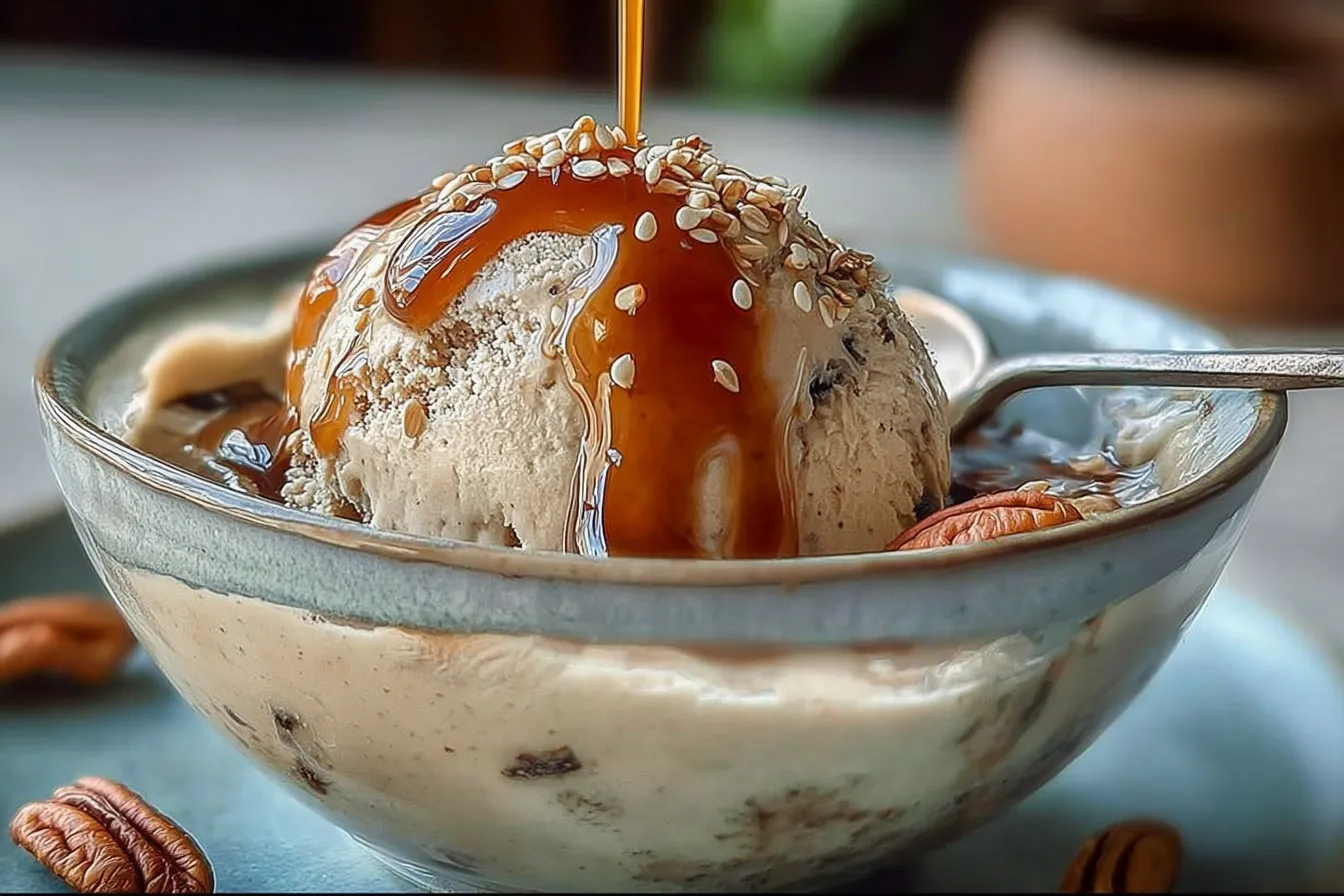 Hojicha Affogato Vanilla Ice Cream