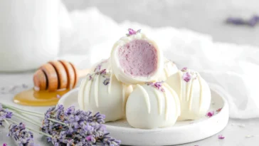 Delicious Honey Lavender White Chocolate Truffles