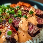 Irresistibly Easy Korean BBQ Steak Rice Bowls