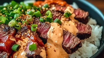 Irresistibly Easy Korean BBQ Steak Rice Bowls