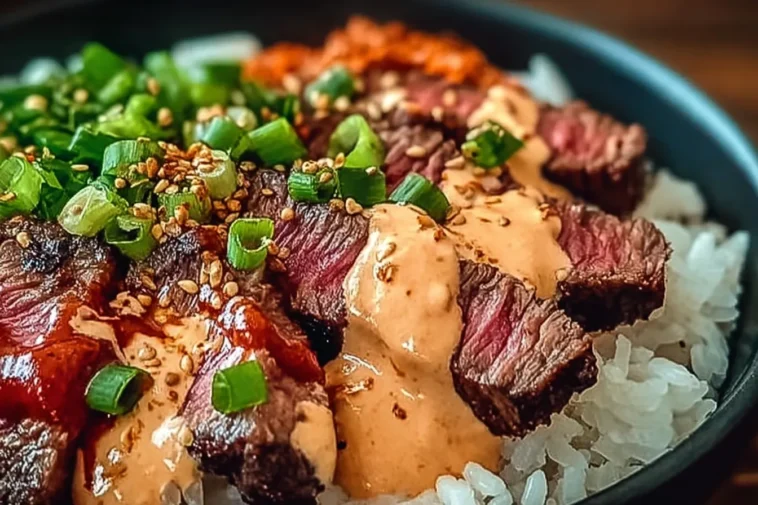 Irresistibly Easy Korean BBQ Steak Rice Bowls