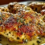 Keto Garlic Parmesan Chicken: Deliciously Simple Dinner Recipe 14 Keto Garlic Parmesan Chicken on a Plate