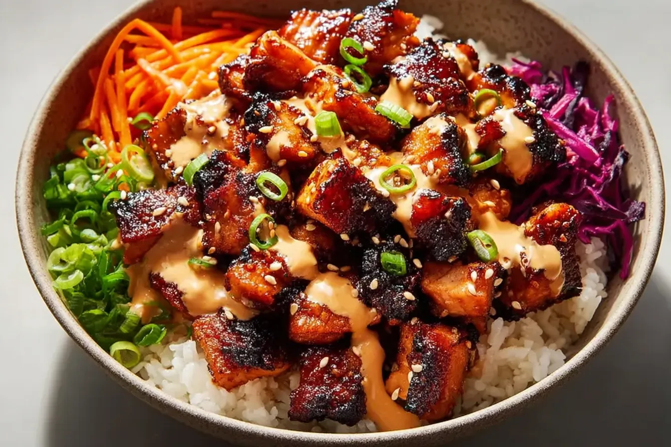 Korean BBQ Chicken Bowls (Easy Weeknight Recipe!)