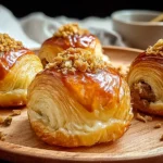 Kunafa-Stuffed Croissant Cups - A Sweet Indulgence