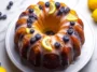 Lemon Blueberry Bundt Cake Freshly Baked