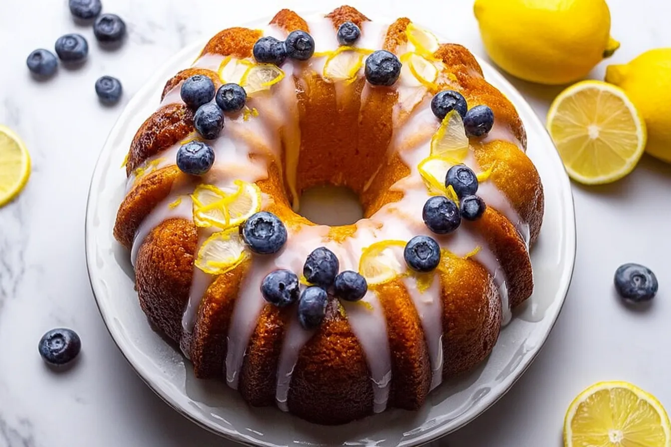 Lemon Blueberry Bundt Cake: A Delightful Sweet Treat 4 lemon blueberry bundt cake 2