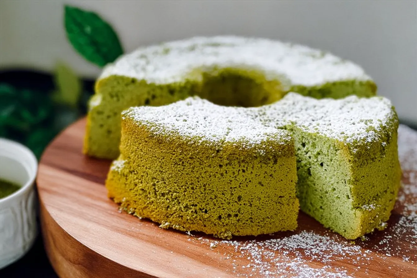 Matcha Chiffon Cake Recipe