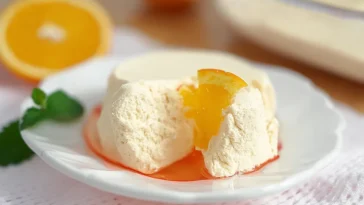 Mexican Milk Jello (Gelatina de Leche) Plated Dessert