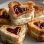 Mini Grilled Cheese Hearts – Cute & Crispy Valentine's Snack