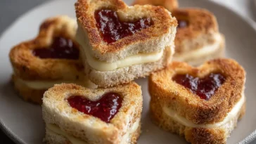 Mini Grilled Cheese Hearts – Cute & Crispy Valentine's Snack