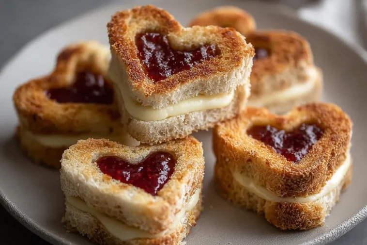 Mini Grilled Cheese Hearts – Cute & Crispy Valentine's Snack
