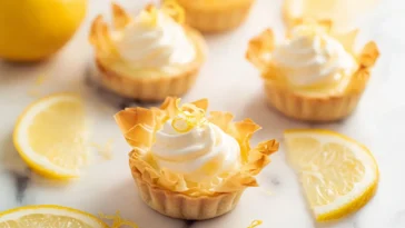 Mini Lemon Tarts with Phyllo Cups – Delicious Dessert