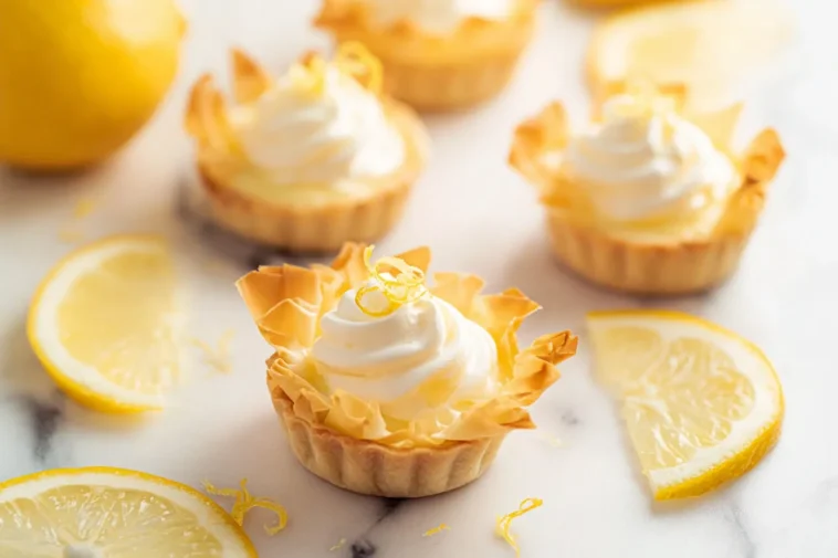 Mini Lemon Tarts with Phyllo Cups – Delicious Dessert