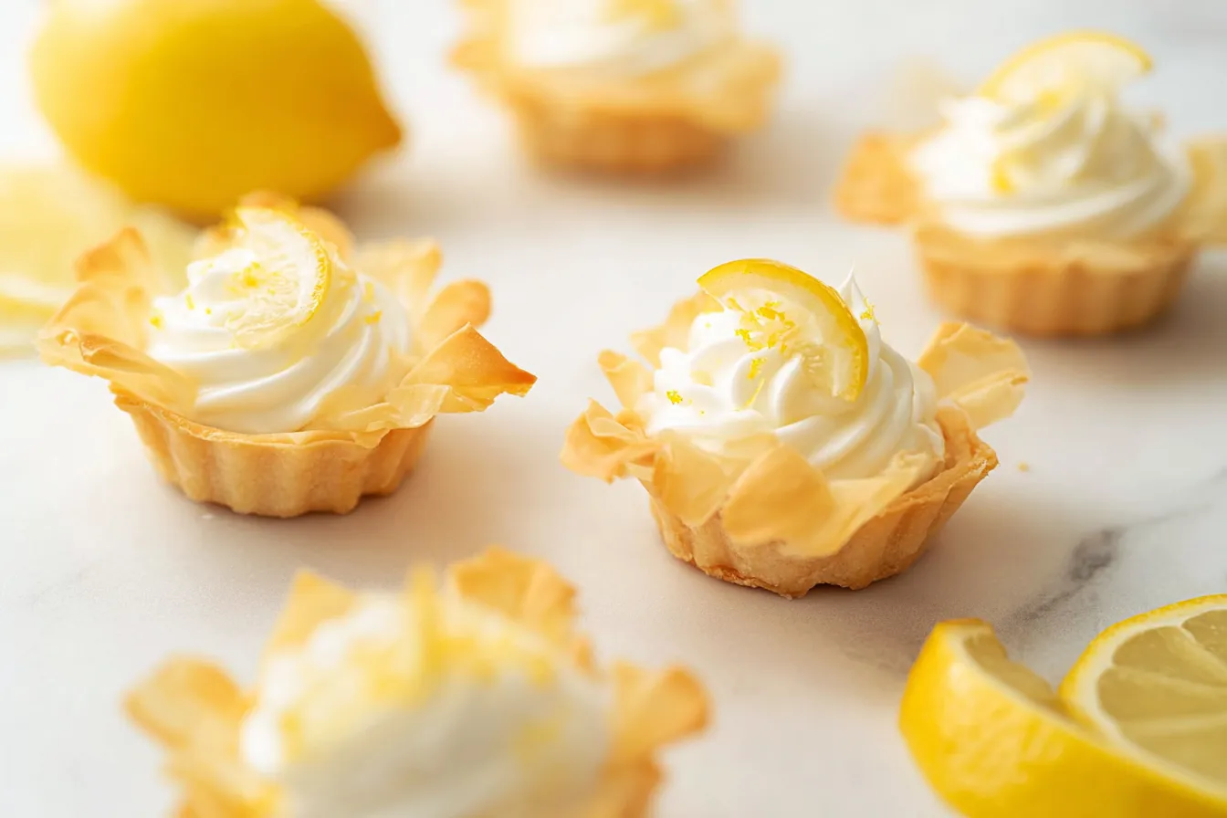 mini lemon tarts with phyllo cups 2