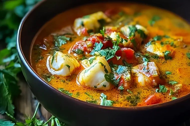 Delicious Moqueca Brazilian Fish Stew in Coconut Broth