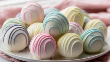 No Bake Easter Egg Oreo Balls Ready to Enjoy